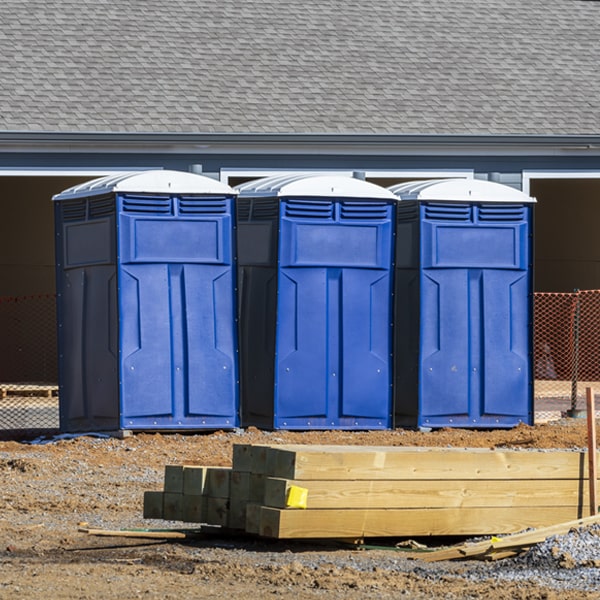 what is the expected delivery and pickup timeframe for the porta potties in Millville West Virginia